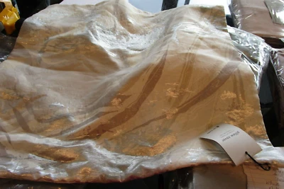 Funda de Almohada West Elm Mármol Remolino Brocado 24 Gris Escarcha Nueva Foto 1 de 2