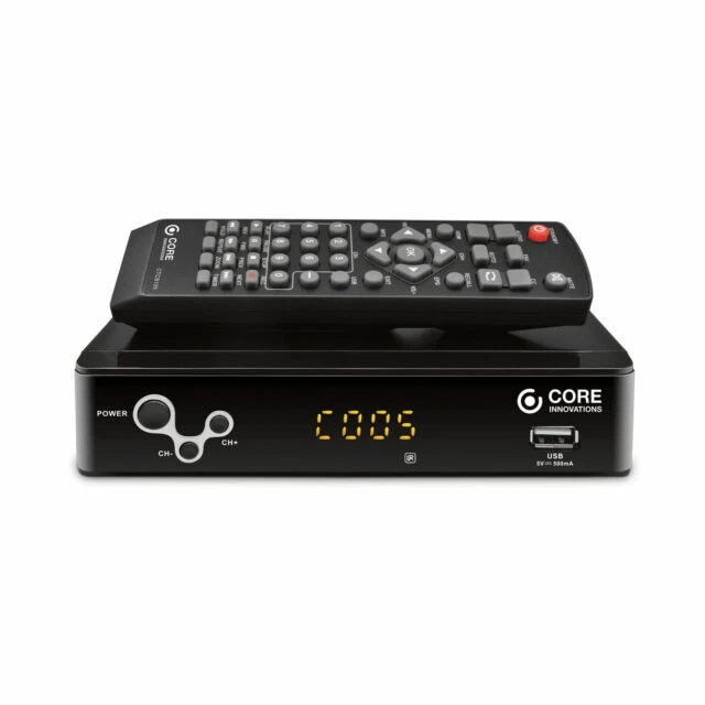DP Audio Video Core Innovations Tv Converter Box - Black (CTCB105)