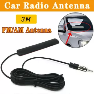 Car Interior Hidden Antenna Amplified Stereo AM/FM Electronic Radio Universal - Picture 1 of 12