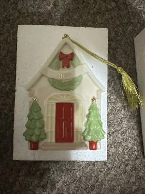 2019 Lenox Porcelain House Ornament Holiday Christmas Ornament Brand New in Box Foto 1 de 4