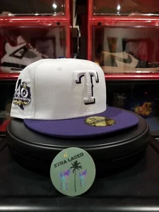 Exclusive New Era 59FIFTY Texas Rangers Dragonball Z 'Frieza' Fitted Hat 7 1/2 - Picture 1 of 6
