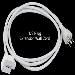 6Ft US Plug Extension Power Cord Cable for 45W 60W 85W 13' 15' 17' Charger - Picture 1 of 2