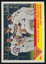 2015 Topps Heritage Now & Then #NT12 Jose Altuve Walk-Off Houston Astros MVP HOF