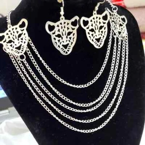 Set orecchini collane argento puma moda donna nuovi - Foto 1 di 2