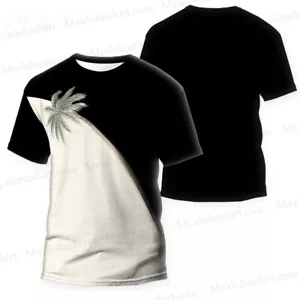 Palm Tree Shirt, Palm Tree 3D All Over Print T-shirt Gift for Men and Women - Picture 1 of 4
