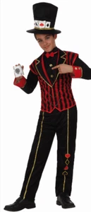 Clearance!!! Kids Year 7-9 halloween costume party cloth poker pattern - Picture 1 of 4