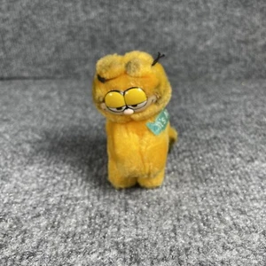 Garfield 1981 Vintage Dakin Stuffed Animal Plush Toy 3.5" It's Not My Job Sash - Picture 1 of 6