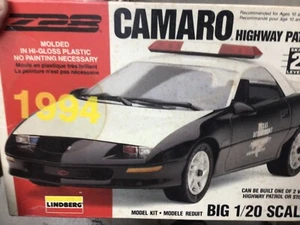 LINDBERG 72513 1994 Chevy Camaro Texas Highway Patrol Car 1:20 McM KIT Niob - Picture 1 of 2