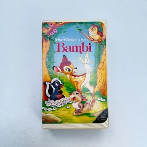 Rare Vintage Walt Disney Black Diamond Bambi BETAMAX (Not VHS) Beta Max - Imagen 1 de 4