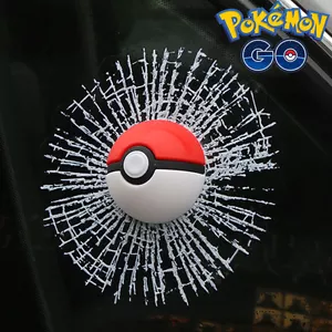 CAR STYLING POKEMON GO 3D POKE BALL FUNNY CAR STICKERS DECAL GLASS ACCESSORIES - Picture 1 of 7