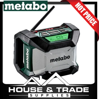 Metabo Cordless Worksite Radio AM/FM R 12-18 BT 600777590 - Image 1 of 4