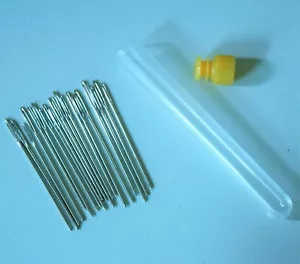 20pcs Sewing Needles Large Eye Hand Needle for Embroidery Darning Tapestry 5 6cm - Picture 1 of 8