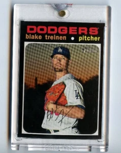 2020 Heritage Blake Treinen 1/1 Blank Back Topps Vault Los Angeles Dodgers - Picture 1 of 2