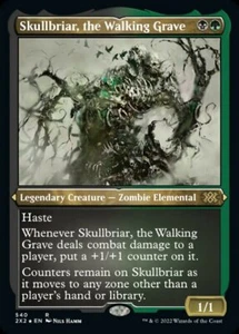 *LÁMINA GRABADA* Skullbriar, The Walking Grave - Double Masters 2022 (R) - Magic The Gathering - Imagen 1 de 1