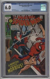 Amazing Spider-Man #101 CGC 6.0 OW/W Pgs primera aparición Morbius - Imagen 1 de 2