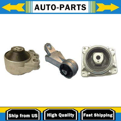 Anclaje de montaje de motor 3 piezas para 01-04 SATURN L300 V6 3,0 L-FR FR R RE-Anchor Foto 1 de 4