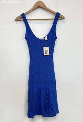 Vestido lápiz Guess azul real tejido elástico sin mangas - Talla S Foto 1 de 4