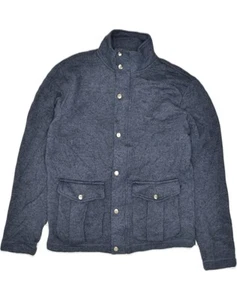BANANA REPUBLIC Mens Bomber Jacket UK 38 Medium Navy Blue Polyester FP07 - Picture 1 of 3