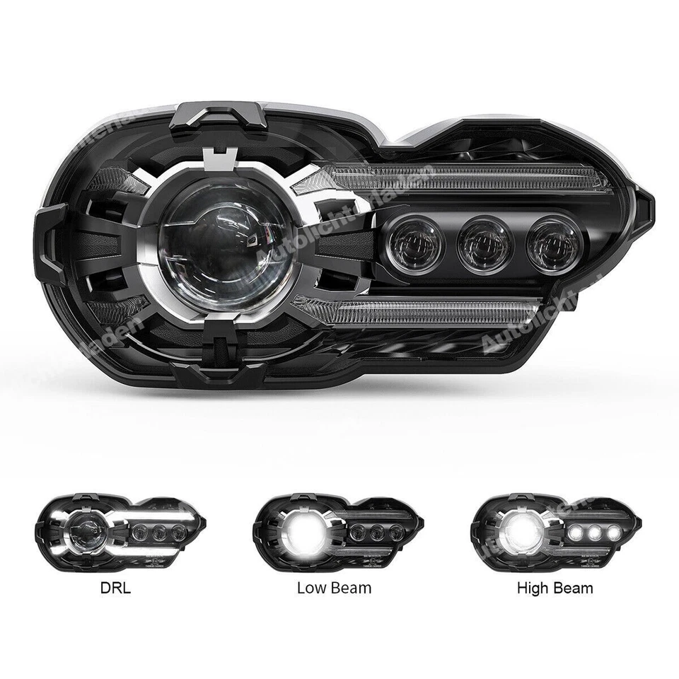 LED Hauptscheinwerfer FÜR BMW K1200R  05 - 2009 K1300R 2010 - 2012 K43 HEAD LAMP - Bild 1 von 4