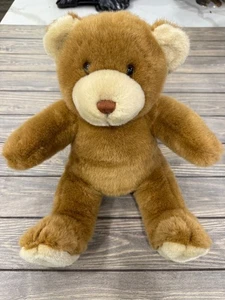 Peluche orsacchiotto marrone Build-A-Bear con accenti panna e naso ricamato 14" - Foto 1 di 7