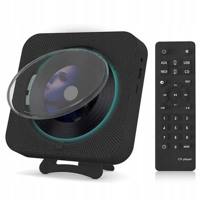 Tragbarer Cd-Player Mit Bluetooth, Ukf-Radio, Wandmontage, Hifi-Lautsprecher - Bild 1 von 4