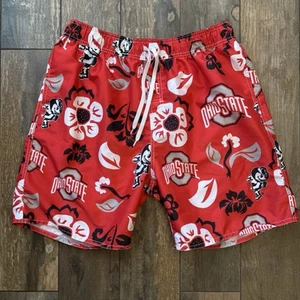 Herren Wes Willys Ohio State Buckeyes Hawaii Badeshorts Größe XXL - Bild 1 von 6