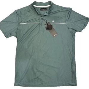 NWT Druids Golf Polo Green Men’s Large Performance - Picture 1 of 7