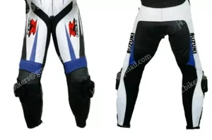 Suzuki GXSR Racing Leather Motorcycle Trouser Men Biker Pants For Road Racing - Bild 1 von 2