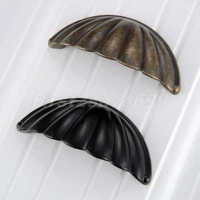 Shell Drawer Handle Vintage Jewelry Chest Cabinet Wardrobe Door Pull UK SELLER - Image 1 of 4