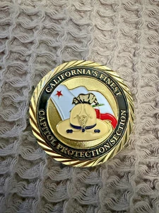 Moneda Desafío Sección Protección Capitolio Patrulla de Carreteras de California - Imagen 1 de 2