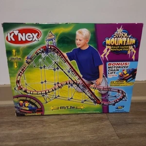K’NEX Storm Mountain Roller Coaster Set # 14148 Glow In The Dark 4ft./1.3m - Picture 1 of 13
