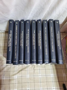 The Agatha Christie Mystery Collection By Bantam Books 1986 9 Volumes For One... - Picture 1 of 5