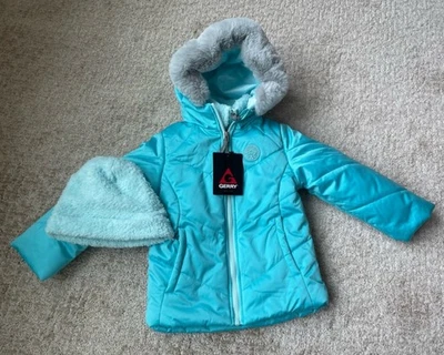 NEW Gerry 3 In 1 Jacket System + Hat Toddler Girls Size 5 Aqua Blue - Image 1 of 4