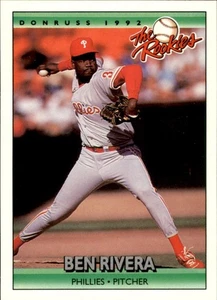 1992 Donruss The Rookies #104 Ben Rivera Philadelphia Phillies - Picture 1 of 2