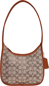 Coach Women's Crystal Signature Jacquard Curve Zip Bag - Picture 1 of 1