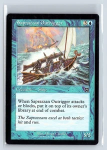 (2x) SAPRAZZAN OUTRIGGER – MTG Magic the Gathering Card – Mercadian Masques - Picture 1 of 6