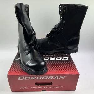 Mens 14 W Corcoran 10 Inch Side Zipper Field Military Boot 985 USA Made Black - Picture 1 of 11