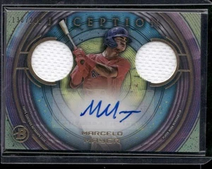 2022 Bowman Inception #IADR-MMR Marcelo Mayer Dual Relic AUTO #138/200 - Picture 1 of 2