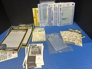 Large Lot Of N Scale Microscale Decals Model Graphics - Picture 1 of 12