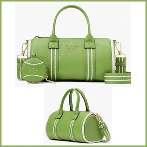 KATE SPADE ROSIE GRAND SLAM SMALL DUFFLE CROSSBODY TENNIS THEME KF532 NWT $399 - Picture 1 of 6