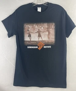 Vintage Birmingham Civil Rights Institute Black 100% Cotton T Shirt Size Small - Picture 1 of 6