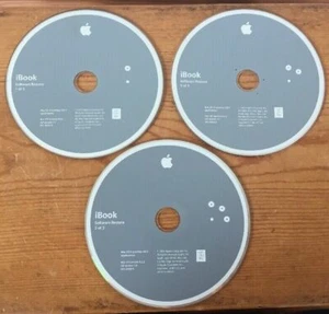 2003 Macintosh Mac iBook Disc v1.3 Software Restore For Mac OS X 9 9.2.2 CDs - Picture 1 of 11