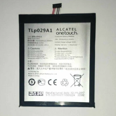 Batterie Originale pour Alcatel One Touch Pop 3 (5.5 " ) CAC2910008C1 TLp029A1 - Photo 1/2
