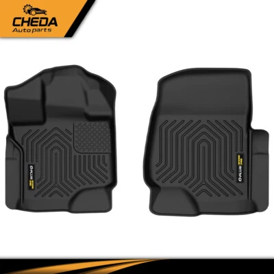 Fit For Ford F-150 2015-2024 Super Crew Cab All Weather Liners Floor Mats TPE - Image 1 of 4