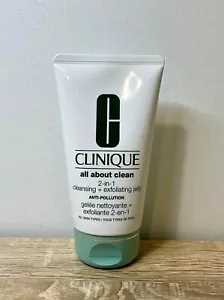 Clinique All About Clean 2-in-1 Cleansing +Exfoliating Jelly 5oz/150mL - Picture 1 of 2