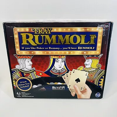 TRAY RUMMOLI BOARD / CARD GAME rummy game, sealed cards, SLIGHT damage, see pics - Image 1 of 4