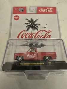 M2 Machines Coca-Cola 1973 Chevrolet Custom Deluxe 10 Exclusive Florida Edition - Picture 1 of 4