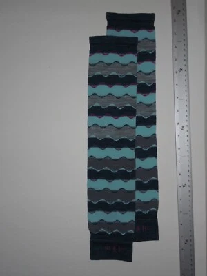 Calentadores de brazo SMARTWOOL unisex L/XL gris verde azulado rosa oscuro con relleno Foto 1 de 2