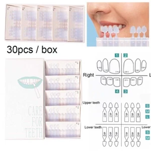 30pcs Dental Composite Porcelain Veneers Resin Light Cure Anterior Teeth Veneer - Picture 1 of 12