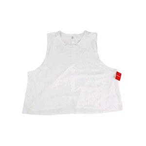 Spanx Tank Top Women's Size 3X White Go Lightly Cropped New With Tags Stretch - Picture 1 of 7